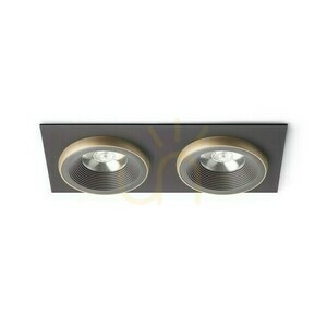 Sharm Sq Ii Zapustené svietidlo Bronz/Pearl Gold 230 V Led 2x10 W 24° 3000 K small 0