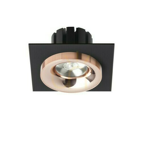 Skontrolujte Sharm Sq I Black Copper/Copper Zapustené svietidlo 230 V Led 10 W 24° 3000 K