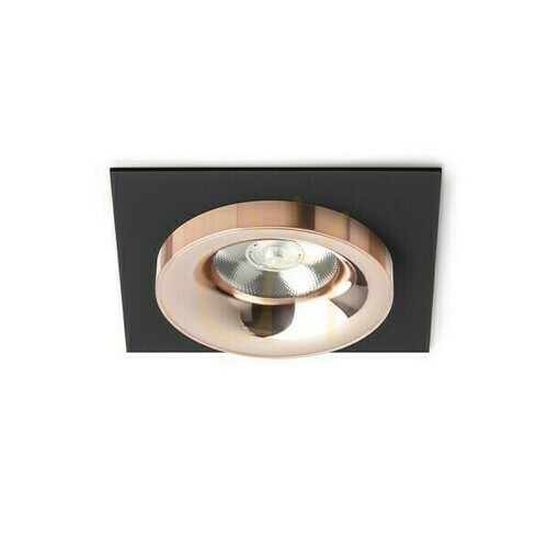 Skontrolujte Sharm Sq I Black Copper/Copper Zapustené svietidlo 230 V Led 10 W 24° 3000 K