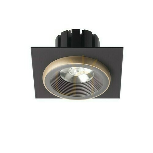 Skontrolujte Sharm Sq I Bronze/Pearl Gold Zapustené svietidlo 230 V Led 10 W 24° 3000 K
