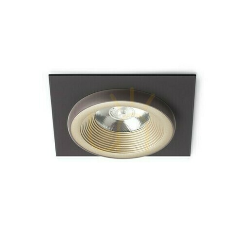 Skontrolujte Sharm Sq I Pearl Gold/Bronze Zapustené svietidlo 230 V Led 10 W 24° 3000 K