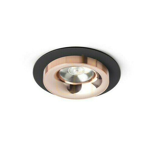 Skontrolujte Sharm R I Black Copper/Copper vstavané svietidlo 230 V Led 10 W 24° 3000 K
