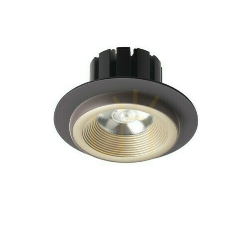 Skontrolujte Sharm R I Pearl Gold/Bronze Zapustené svietidlo 230 V Led 10 W 24° 3000 K