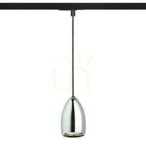 Závesné svietidlo Babades pre 1-fázovú lištu Chrome 230 V Gu10 35 W. small 1