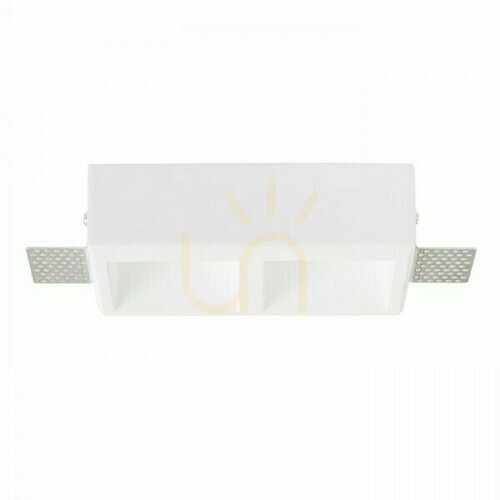 Skontrolujte Zapustené sadrové svietidlo Rendl QUO SQ II, 2×GU10 LED, 2×8 W
