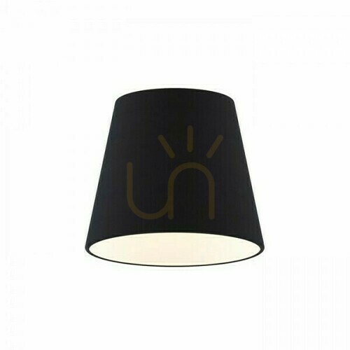 Skontrolujte Tienidlo, tienidlo Nizza 18/15 Polycotton Čierna/biela PVC Max. 28 W