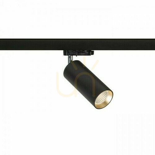 Skontrolujte Mavro Reflektor pre 3-fázovú koľajnicu čierny/zlatý 230 V Led 12 W 38° 3000 K