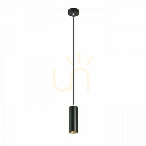 Skontrolujte Mavro čierno-zlatá závesná lampa 230 V Led 12 W 38° 3000 K