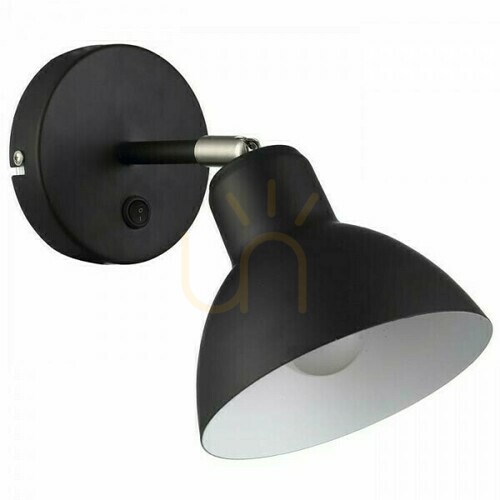 Skontrolujte Nástenné svietidlo Baroque Black Chrome 230 V E27 28 W