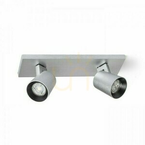 Kenny Ii brúsený hliník/čierna lampa na povrchovú montáž 230 V Gu10 2x35 W. small 2