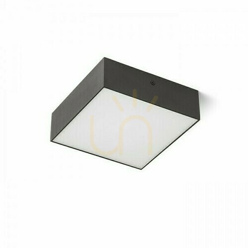 Skontrolujte Larisa Sq 17 Stropný plafón čierny 230 V Led 15 W 3000 K