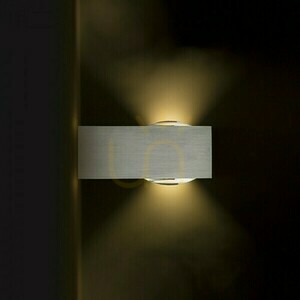 Vonkajšie nástenné svietidlo Korso Ii Brushed Aluminum 230 V Led 2x3 W 120° Ip54 3000 K small 3