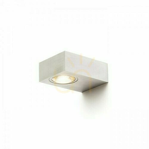 Skontrolujte Vonkajšie nástenné svietidlo Korso Ii Brushed Aluminum 230 V Led 2x3 W 120° Ip54 3000 K