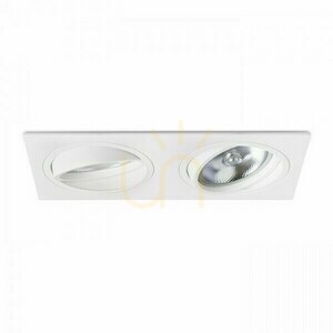 Zapustené svietidlo Pasadena G53 Sq Ii White 12 V 2x50 W. small 3