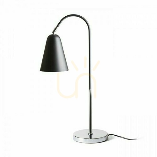 Skontrolujte Stolná lampa Garbo čierna chróm 230 V E27 28 W.