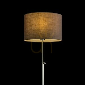 Stolná lampa Rendl EDIKA, hnedá / matný nikel, E27, 15 W small 1