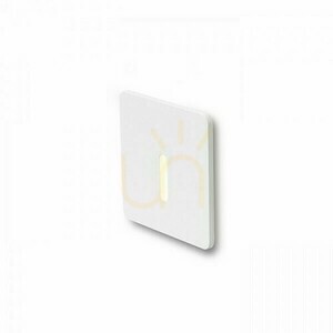 Zapustené svietidlo Iria Sq White 230 V Led 3 W 10° 3000 K small 0