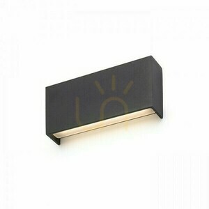 Vonkajšie nástenné svietidlo Torino Black 230 V Led 2x5 W Ip54 3000 K small 0