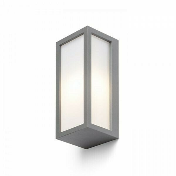 Nástenné svietidlo Durant nástenné svietidlo Silver Grey 230 V E27 18 W Ip54