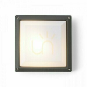 Nástenné svietidlo Delta 215 Povrchová montáž Antracit 230 V E27 18 W Ip54 small 2