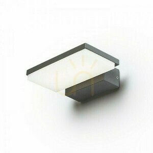 Nástenné svietidlo Xylo nástenné svietidlo Antracit 230 V Led 8 W Ip54 3000 K small 0