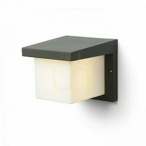 Nástenné svietidlo Hide Sq nástenné svietidlo Antracit 230 V E27 13 W Ip44 small 1
