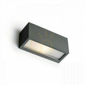 Nástenné svietidlo Durant Up Down Anthracite 230 V E27 18 W Ip54 small 0