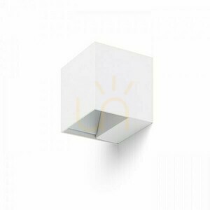 Vonkajšie nástenné svietidlo Carre White 230 V Led 2x3 W Ip54 3000 K small 1
