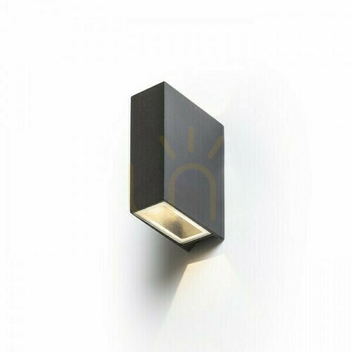 Skontrolujte Vonkajšie nástenné svietidlo Ukko Black 230 V Led 2x3 W 55° Ip54 3000 K