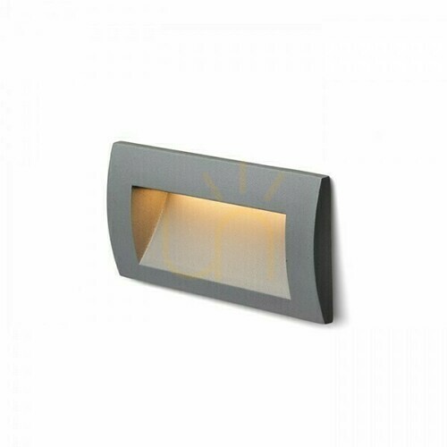 Skontrolujte Gordiq L Antracitové vonkajšie vstavané svietidlo 230 V Led 3 W Ip65 3000 K