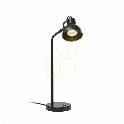 Skontrolujte Stolná lampa Rosita čierna/zlatá 230 V Led Gu10 9 W.