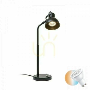 Stolná lampa Rosita čierna/zlatá 230 V Led Gu10 9 W. small 0