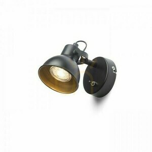 Rosita I nástenné svietidlo čierna/zlatá 230 V Led Gu10 9 W. small 5
