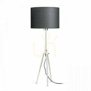 Stolná lampa Gardette čierna / hliník 230 V E27 max. 15 W small 2