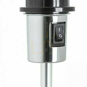 Stolná lampa Gardette čierna / hliník 230 V E27 max. 15 W small 3