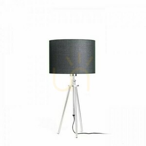Stolná lampa Gardette čierna / hliník 230 V E27 max. 15 W small 0