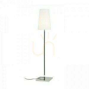 Stojaca lampa Rendl LULU biela/čierna/chróm E27 8 W small 1