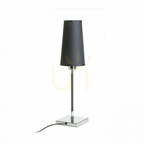 Skontrolujte Stolná lampa Rendl Lulu čierna/chróm E27 LED 8 W R12465