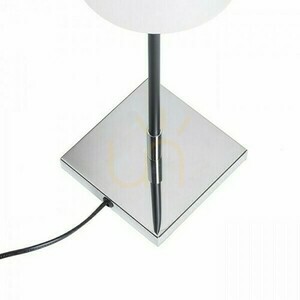 Stolná lampa Rendl Lulu biela/čierna chróm E27 8 W R12464 small 2