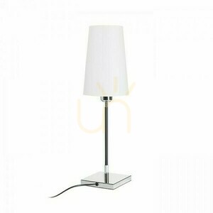 Stolná lampa Rendl Lulu biela/čierna chróm E27 8 W R12464 small 0