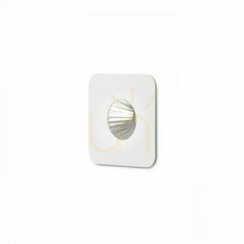 Skontrolujte Rio Sq Zapustené svietidlo biele 230 V Led 3 W 22° 3000 K