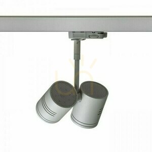 Reflektor Beeba Ii pre 3-fázovú striebornú šedú lištu 230 V Gu10 2x35 W. small 2