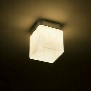 Esica Sq Kúpeľňové stropné svietidlo Chrome 230 V Led 6 W Ip44 3000 K small 3