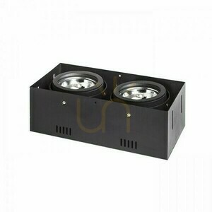 Zapustené svietidlo Electra Ii čierne 12 V G53 2x50 W. small 4