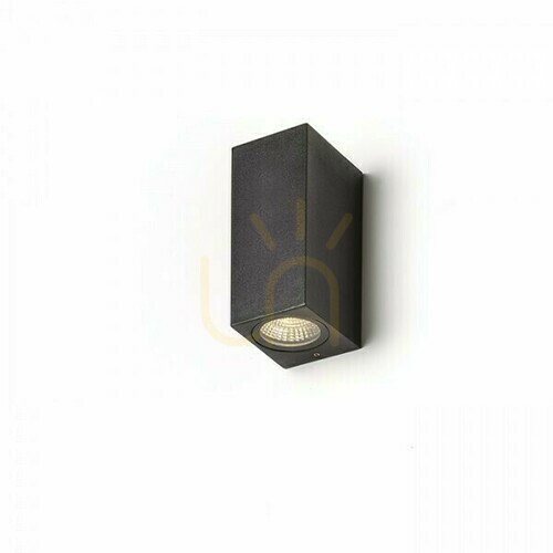 Skontrolujte Vonkajšie nástenné svietidlo Kubi Ii Anthracite 230 V Led 2x3 W 56° Ip54 3000 K