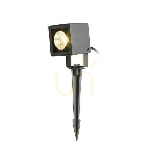 Skontrolujte Bora Vonkajší reflektor na klin antracit 230 V Led 6 W 50° Ip54 3000 K