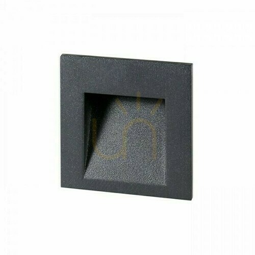 Skontrolujte Zapustené vonkajšie svietidlo Tess Sq Anthracite 230 V Led 3 W Ip54 3000 K