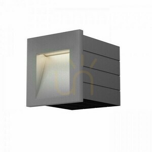 Tess Sq Silver Grey vonkajšie vstavané svietidlo 230 V Led 3 W Ip54 3000 K small 1