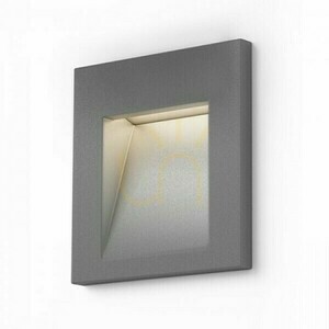 Tess Sq Silver Grey vonkajšie vstavané svietidlo 230 V Led 3 W Ip54 3000 K small 0