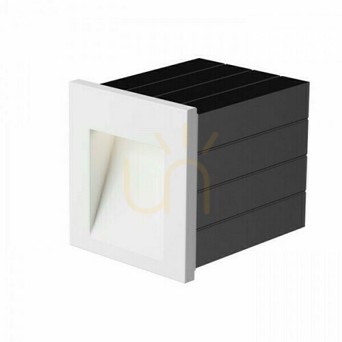 Skontrolujte Zapustené vonkajšie svietidlo Tess Sq White 230 V Led 3 W Ip54 3000 K